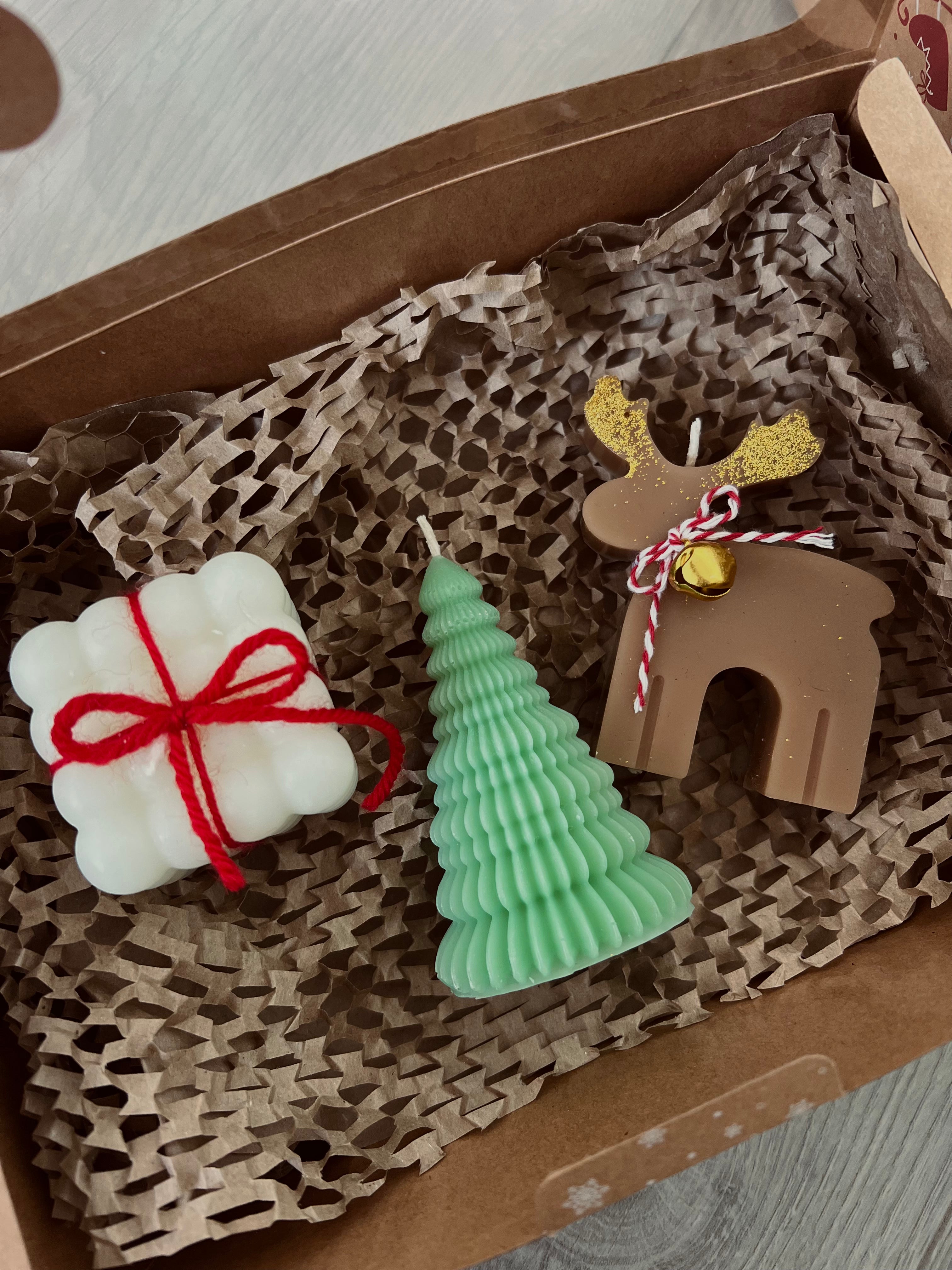 Christmas Candle Gift Trio