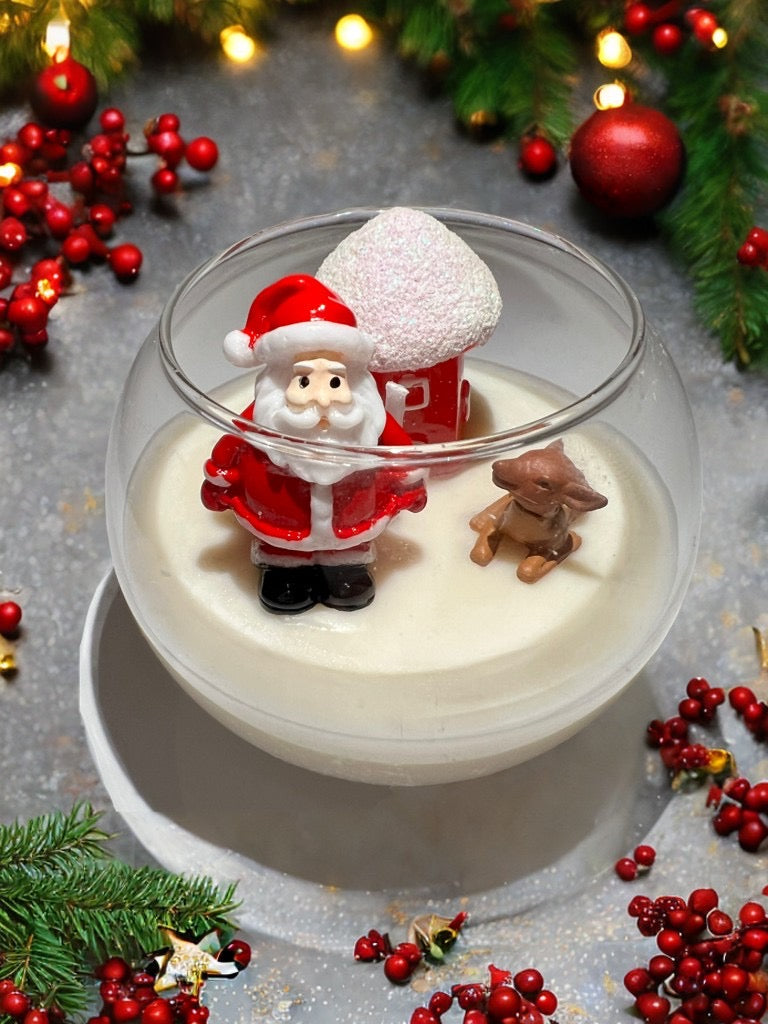 Small tea Christmas candle